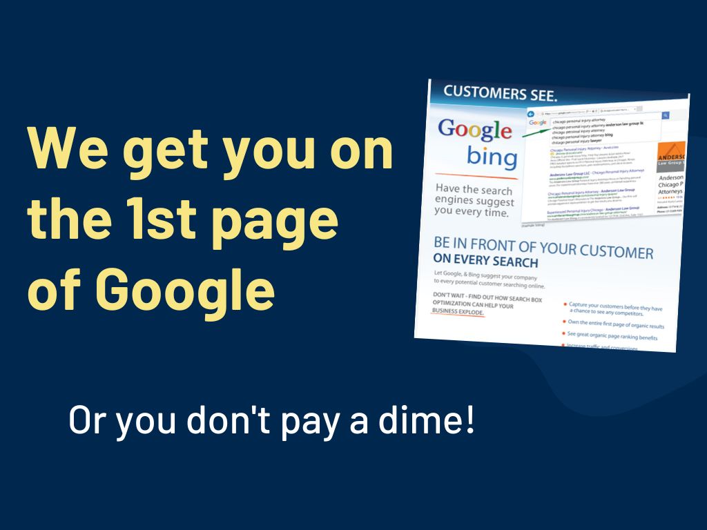 First page of Google or don't pay a dime - Nutmeg State Marketing Agency