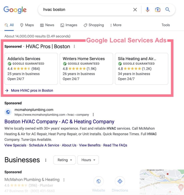 Google Local Service Ad Management | Nutmeg State Marketing Agency Connecticut 